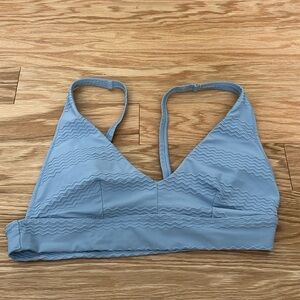 Aerie light blue bikini swim top size medium